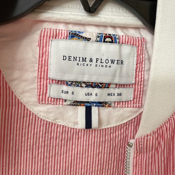 Denim & Flower Spring Jacket - Picture 4 of 9